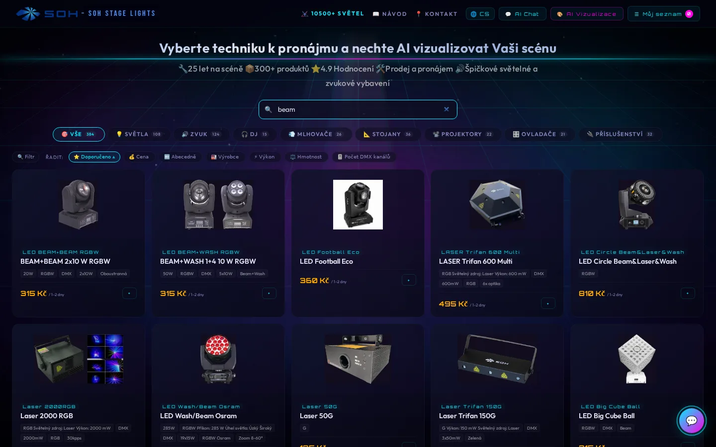 Vyhledávání v katalogu Stage Studio SOH – výsledky pro dotaz beam